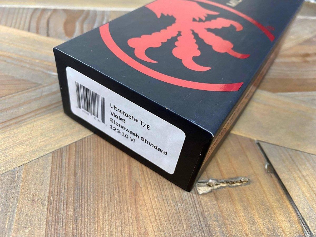 Microtech 123-10 VI Violet Ultratech Auto OTF Knife 3.46" Tanto - NORTH RIVER OUTDOORS