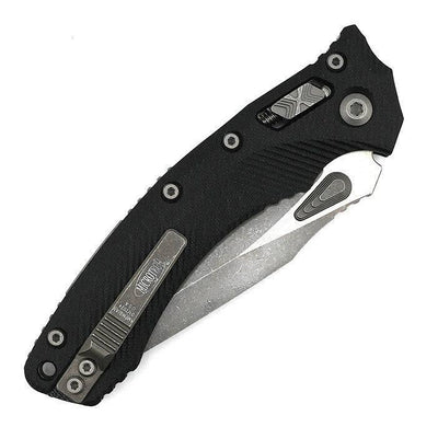 Microtech 169RL-10APFLGTBK Stitch S/E Ram-Lok Black Fluted G-10 Apocalyptic Blade - NORTH RIVER OUTDOORS