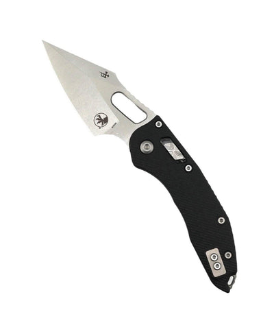Microtech 169RL-10FLGTBK Stitch S/E Ram-Lok Black Fluted G-10 Handle Stonewashed Blade - NORTH RIVER OUTDOORS