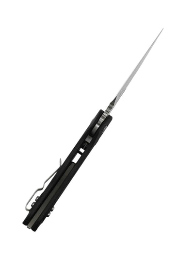 Microtech 169RL-10FLGTBK Stitch S/E Ram-Lok Black Fluted G-10 Handle Stonewashed Blade - NORTH RIVER OUTDOORS