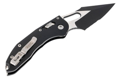 Microtech 169RL-2FL Stitch S/E Ram-Lok Black Fluted Handle Black Blade - NORTH RIVER OUTDOORS