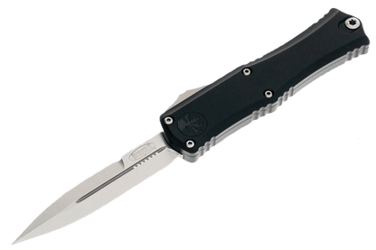 Microtech 1701M-10 Mini Hera D/E Bayonet Black Handle Stonewashed Blade - NORTH RIVER OUTDOORS