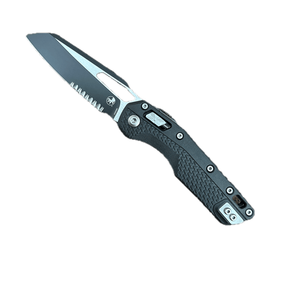 Microtech 210T-2PMBK MSI Ram-Lok Black Injection Molded Handle Black P/S Blade - NORTH RIVER OUTDOORS