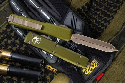 Microtech 223-13APOD Ultratech Spartan Apocalypse Bronze OD Green - NORTH RIVER OUTDOORS