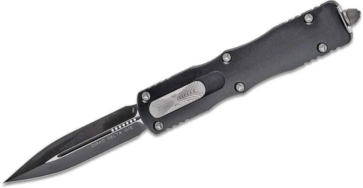 Microtech 227-1 Dirac Delta D/E - Black Handle - Black Blade - NORTH RIVER OUTDOORS