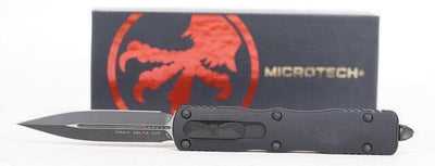 Microtech 227-1 DLCT Dirac Delta Black DLC Double Edge Dagger (USA) - NORTH RIVER OUTDOORS