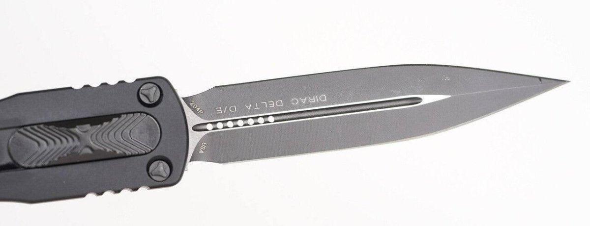 Microtech 227-1 DLCT Dirac Delta Black DLC Double Edge Dagger (USA) - NORTH RIVER OUTDOORS