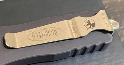Microtech 227-13 Dirac Delta D/E - Black Handle - Bronze Blade - NORTH RIVER OUTDOORS