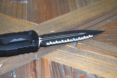 Microtech 227-3T Dirac Delta Auto OTF Knife 3.79" D/E Black - NORTH RIVER OUTDOORS