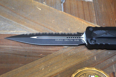 Microtech 227-3T Dirac Delta Auto OTF Knife 3.79" D/E Black - NORTH RIVER OUTDOORS