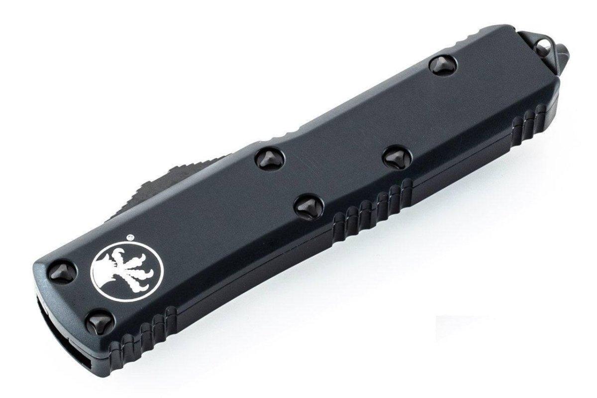 Microtech 230-1T UTX-85 Spartan Black Handle Black Blade - NORTH RIVER OUTDOORS