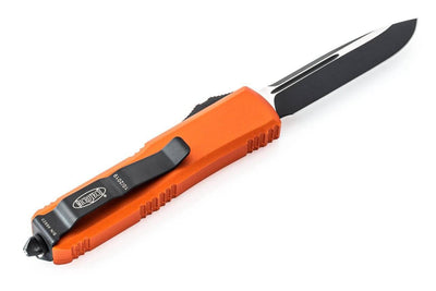 Microtech 231-1OR UTX-85 S/E Auto Knife Orange Handle Black Blade - NORTH RIVER OUTDOORS