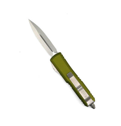Microtech 232-10OD UTX-85 D/E Stonewash OD Green OTF Knife (USA) - NORTH RIVER OUTDOORS
