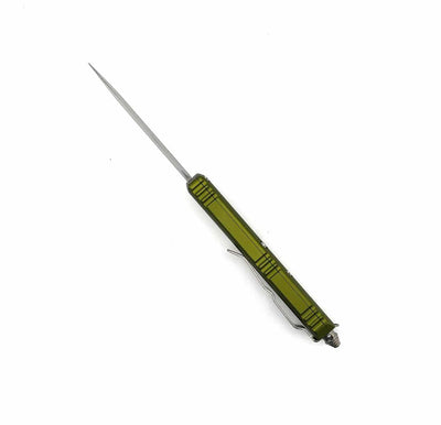 Microtech 232-10OD UTX-85 D/E Stonewash OD Green OTF Knife (USA) - NORTH RIVER OUTDOORS