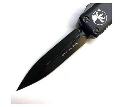 Microtech 232-1DLCT UTX-85 D/E (Black Handle - Black DLC Blade) - NORTH RIVER OUTDOORS
