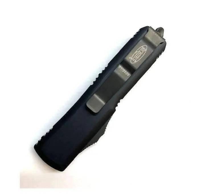 Microtech 232-1DLCT UTX-85 D/E (Black Handle - Black DLC Blade) - NORTH RIVER OUTDOORS