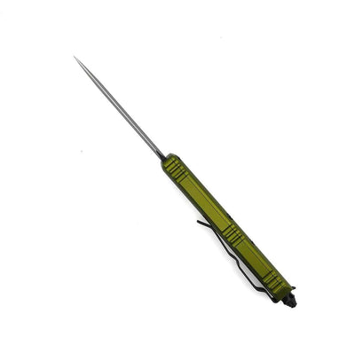 Microtech 232-1OD UTX-85 D/E Black Standard OD Green OTF Knife (USA) - NORTH RIVER OUTDOORS