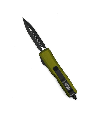 Microtech 232-1OD UTX-85 D/E Black Standard OD Green OTF Knife (USA) - NORTH RIVER OUTDOORS