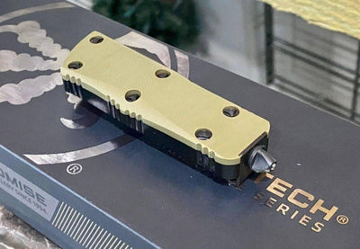 Microtech 238-1GTODS Troodon Mini 1.99" D/E SS OD GREEN G10 OTF Auto Knife - NORTH RIVER OUTDOORS