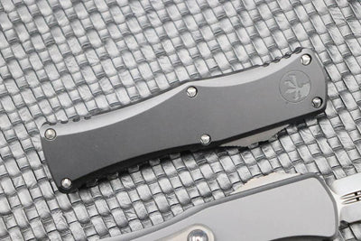Microtech 702-1 DLCTSH Signature Series Hera OTF AUTO Knife 3.125" Black DLC Double Edge Dagger - NORTH RIVER OUTDOORS