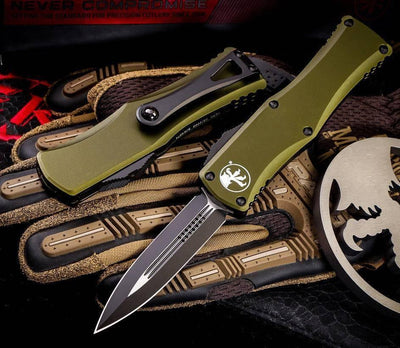 MICROTECH 702-1OD HERA D/E BLACK STD OD GREEN - NORTH RIVER OUTDOORS