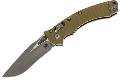 Microtech Amphibian RAM LOK OD Green Fluted G-10 Apocalyptic M390MK 137RL-10APFLGTOD - NORTH RIVER OUTDOORS