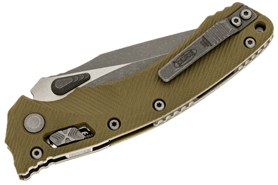 Microtech Amphibian RAM LOK OD Green Fluted G-10 Apocalyptic M390MK 137RL-10APFLGTOD - NORTH RIVER OUTDOORS