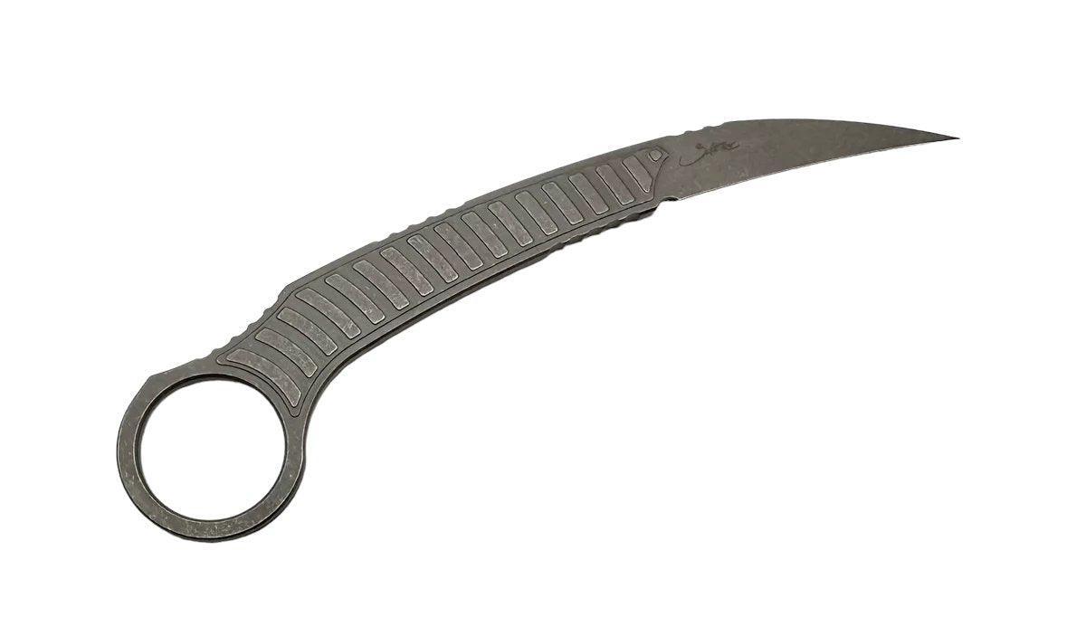 Microtech Bastinelli 215-10APS Feather Fixed Blade Knife 3" D2 Apocalyptic Blade Kydex Sheath - NORTH RIVER OUTDOORS