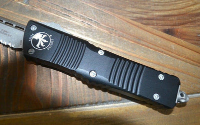 Microtech Combat Troodon 143-11AP S/E Apocalyptic Partial Serrated - NORTH RIVER OUTDOORS