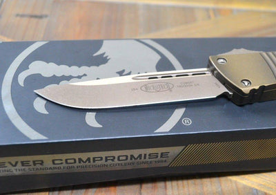 Microtech Combat Troodon 143-13APABS S/E Bronze Apocalyptic Signature Series - NORTH RIVER OUTDOORS