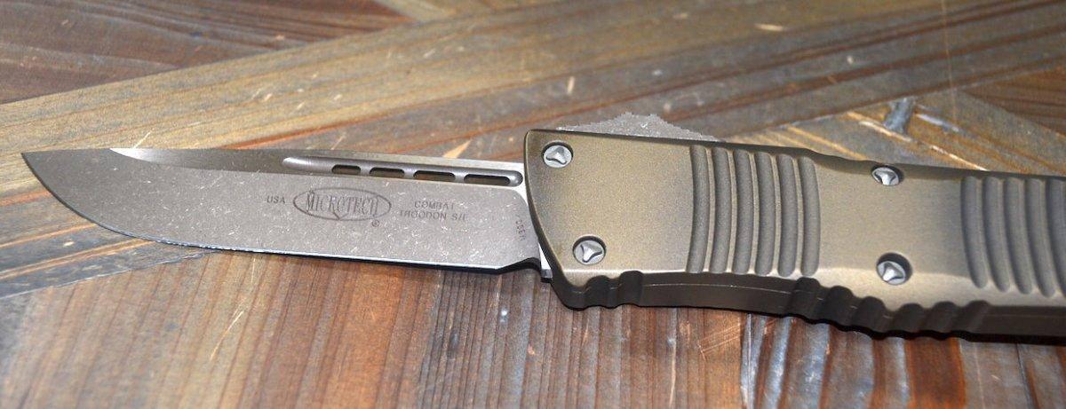 Microtech Combat Troodon 143-13APABS S/E Bronze Apocalyptic Signature Series - NORTH RIVER OUTDOORS