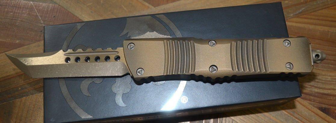 Microtech Combat Troodon 219-13APABS Hellhound Bronze Signature Series - NORTH RIVER OUTDOORS