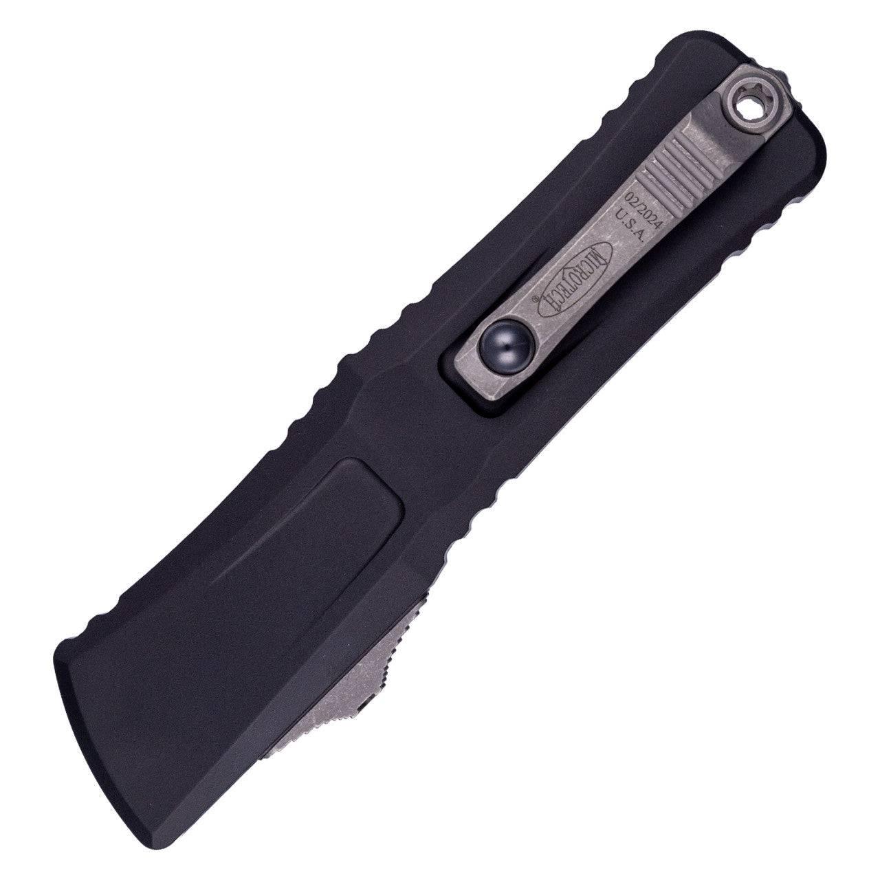 Microtech Combat Troodon Gen III Double Edge Black Aluminum Apocalyptic 1142-10AP - NORTH RIVER OUTDOORS