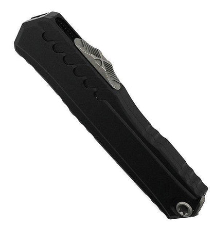 MICROTECH CYPHER II OTF AUTO BLACK ALUMINUM 3.5" S/E APOCALYPTIC STONEWASH 1241-10AP - NORTH RIVER OUTDOORS