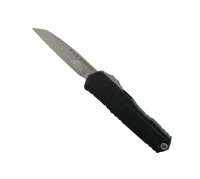 MICROTECH CYPHER II OTF AUTO BLACK ALUMINUM 3.5" S/E APOCALYPTIC STONEWASH 1241-10AP - NORTH RIVER OUTDOORS
