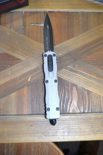 Microtech Dirac Delta Double Edge 227-1TG Black Titanium Gray - NORTH RIVER OUTDOORS