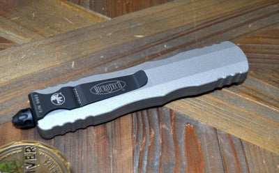 Microtech Dirac Delta Double Edge 227-1TG Black Titanium Gray - NORTH RIVER OUTDOORS