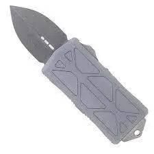 Microtech Exocet - Grey Handle - Apocalyptic Blade 157-10APGY - NORTH RIVER OUTDOORS