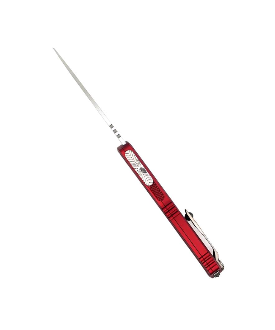 Microtech Hera II Mini Recurve Red 2.95" Stonewash Standard 1705M-10RD - NORTH RIVER OUTDOORS