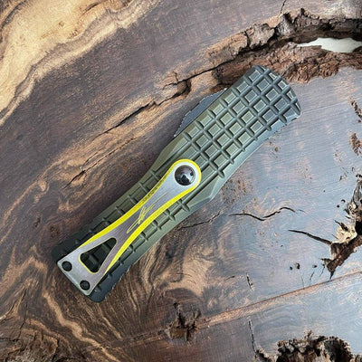 Microtech Hera S/E Frag Grenade Green Apocalyptic Standard Signature Series 703-10APFRGS - NORTH RIVER OUTDOORS