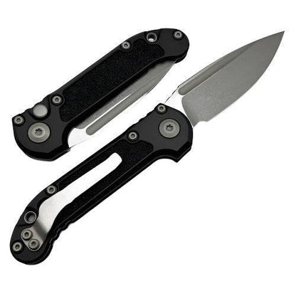 Microtech Knives LUDT S/E Gen III Apocalyptic Drop Point Black Handle 1135-10AP (USA) - NORTH RIVER OUTDOORS