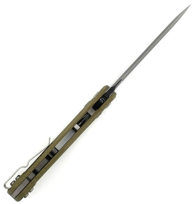 Microtech Knives MSI RAM LOK OD Green Polymer & Black M390MK (USA) - NORTH RIVER OUTDOORS