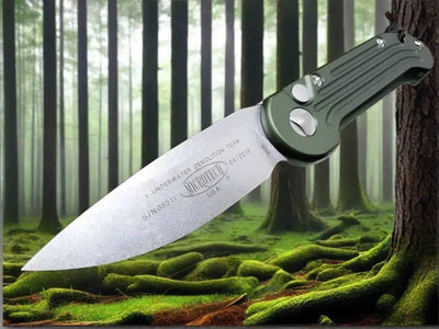 Microtech LUDT Automatic Knife OD Stonewash 135-10OD - NORTH RIVER OUTDOORS