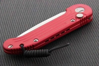 Microtech LUDT Automatic Knife Red (3.4" Black) 135-1RD - NORTH RIVER OUTDOORS