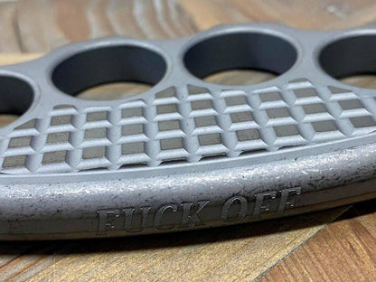 Microtech Marfione Custom Titanium Hand Tank 4-Hole Paperweight - NORTH RIVER OUTDOORS