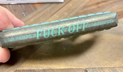 Microtech Marfione Custom Titanium Hand Tank 4-Hole Paperweight - NORTH RIVER OUTDOORS