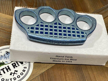 Microtech Marfione Custom Titanium Hand Tank 4-Hole Paperweight - NORTH RIVER OUTDOORS