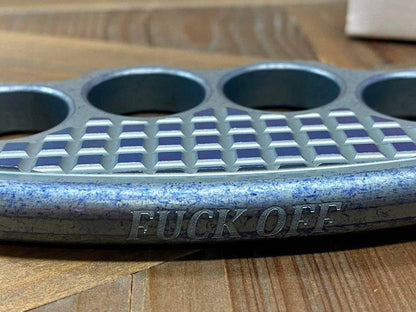 Microtech Marfione Custom Titanium Hand Tank 4-Hole Paperweight - NORTH RIVER OUTDOORS