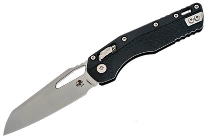 Microtech MSI RAM-LOK Manual Folding Knife 3.88" Bohler M390MK Stonewashed Modified Sheepsfoot Plain Blade - NORTH RIVER OUTDOORS