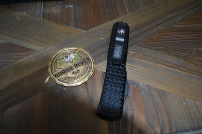 Microtech Sith Lord Ultratech 122-3SL OTF 3.46" Red Double Edge Full Serrated Blade - NORTH RIVER OUTDOORS